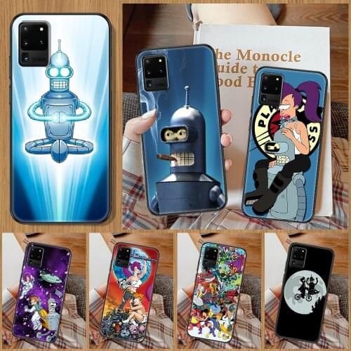 Cute Futuramas For Kid Phone case For Samsung Galaxy Note 4 8 9 10 20 S8 S9 S10 S10E S20 Plus UITRA Ultra black trend funda