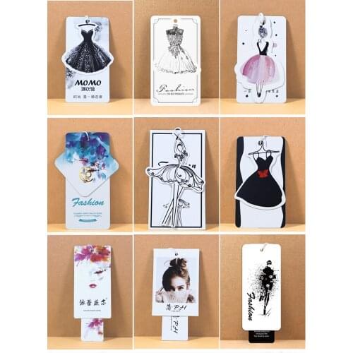 Customized Hang Tags/garment bag paper tag/Clothing paper swing tag/printed tags/brand name printing/logo/label