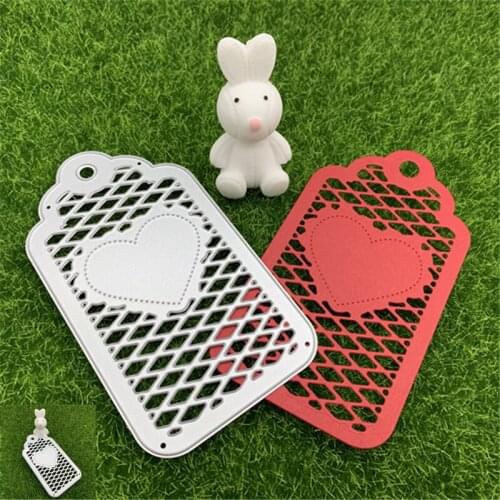 Lattice embossing love handmade DIY grid greeting card album scrapbook decoration craft metal cutting mold