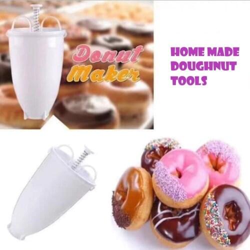 Doughnut maker, manual extrusion die, easy to make, household doughnut DIY tool, simple baking tool in kitchen