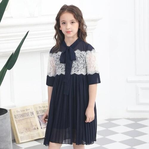 Big girls summer dresses 2020 kids girl chiffon party dress for teenage clothing children clothes size 4689 10 to 12 14 15 years