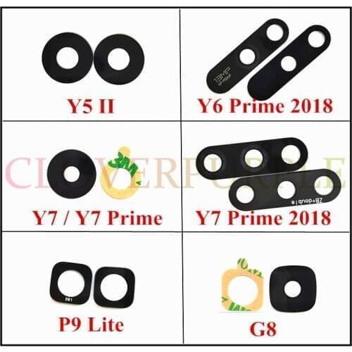 10x Back Camera Glass Lens with Sticker For Huawei Y5 11 Y6 Y7 Prime 2018 P9 Lite G8