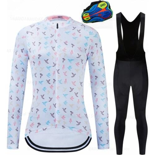 Warm Jacket Set MTB Clothes Thermal Fleece STRAVA 2021 Winter Cycling Clothing Long Sleeve Jersey Women Pro Team