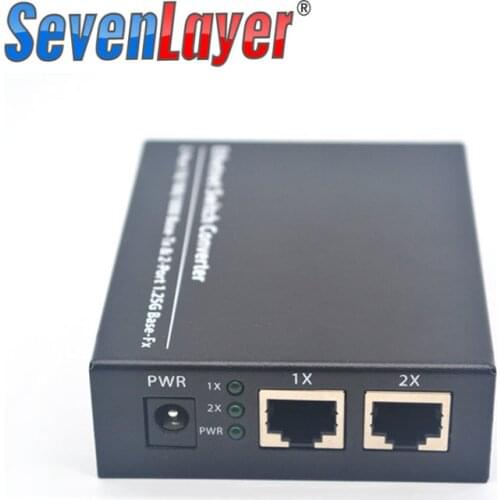 Ethernet Fiber Optical Media Converter Gigabit Ethernet switch 2 SC 2 RJ45 UTP fiber Port 10/100/1000M Board PCBA