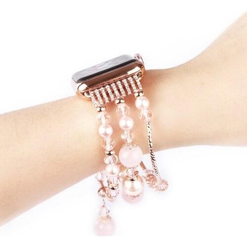 High Quality Watch Bracelet Strap For Apple watch 5 4 band 44mm 40mm Handmade WatchBands for iwatch 3 2 1 42mm 38mm Accessories