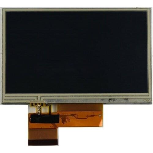 Yqwsyxl Original New 4.3" LCD Display Screen for Garmin Nuvi 1300 1300W LQ043T1DH01 Touch Panel Replacement