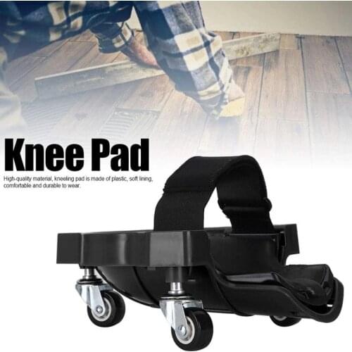 1pcs A Pair Of Labor Knee Pads With Rollers Squat Type Kneeling Work Knee Protection Tiled Wood Board Wiping Protection