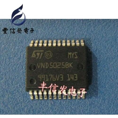 1PCS VND5025BK VND5025 SSOP24 Car BCM Turn Signal Driver IC Chip For S-uzuki Automobile Computer Board Repair