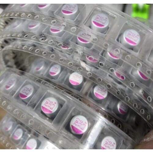 100pcs 6.3V 330uf 6x5mm making 6.3V 330 Smd solid capacitor