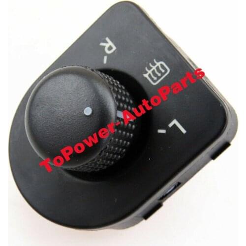 1J1959565F Left Side Control Master Adjust Knob Side Mirror Switch Button For 1998-2004 V++W for Jetta Golf Mk4 Beetle Passat