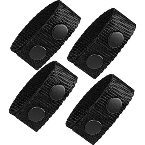 4PCS Portable Tactical Belt Buckle Heavy Duty Belt Keeper Webbing Strap Military Belt Outdoor Sports Equipment Accessories