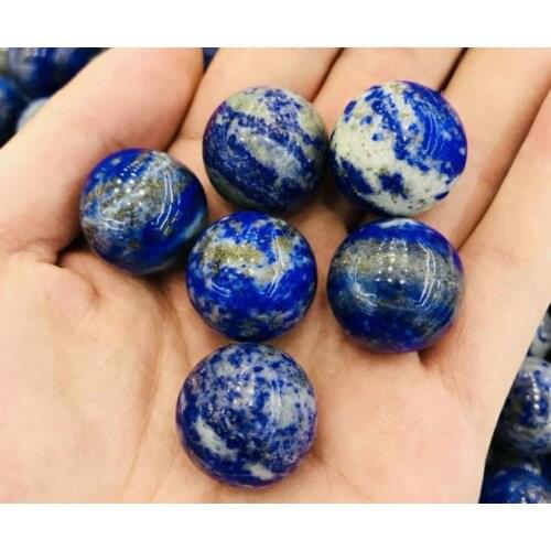 6PC Lapis lazuli crystal ball divination quartz ball wedding photography decorative ball