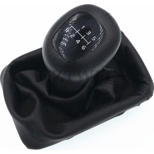 Free Shipping 6 Speed Manual Gear Shift Knob Gaiter Boot Cover For Mercedes Benz W202 C W208 CLK 97-03 For W210 E 95-03