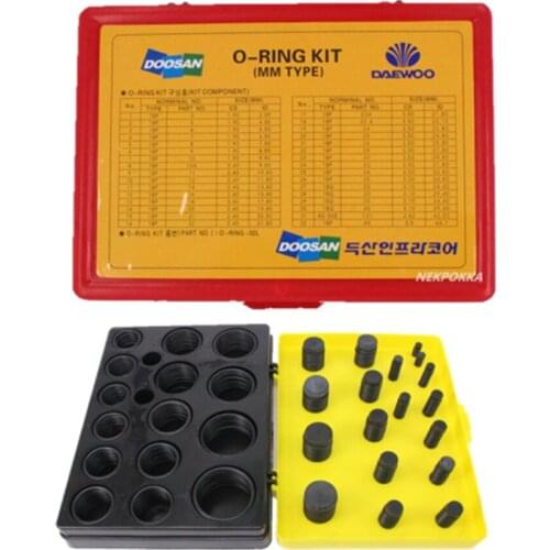 Free Shipping,Excavation Sealed O-ring for doosan for daewoo. O-ring Kit for excavation Air conditioning, tubing