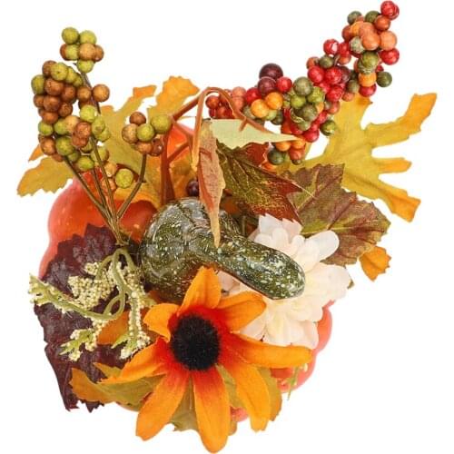 Large Outdoor Pumpkin Halloween Party Thanksgiving Pomegranate 12x15cm Realistic Props Home Decoration Autumn Harvest