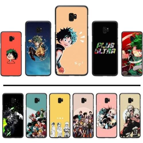 Anime my hero academia figure Phone Case For Samsung Galaxy S5 S6 S7 S8 S9 S10 S10e S20 edge plus lite