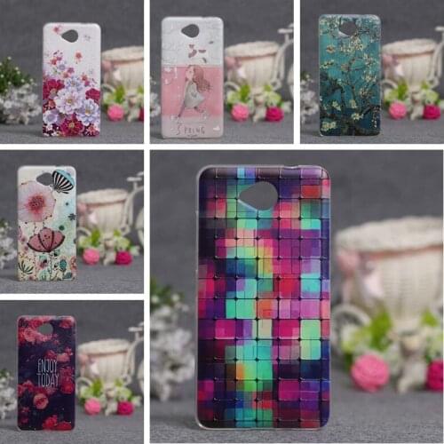 Flower Case For Nokia lumia 650 TPU Back Cover + Silicon Soft Cover For Microsoft Lumia 650 Case phone Coque For Nokia Lumia 650