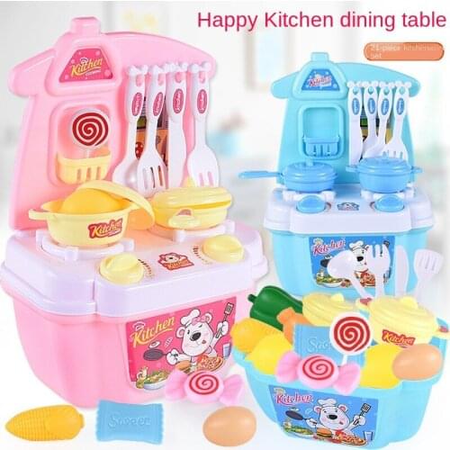 Childrens Play House Kitchen Toys 1-3 Years Old Boys And Girls Cooking And Cooking Utensils Simulation Tableware
