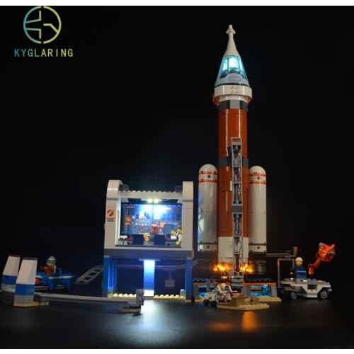 Kyglairng LED Light Kit For LEGO 60228 City Series Deep Space Rocket and Launch Control (only light kit included)