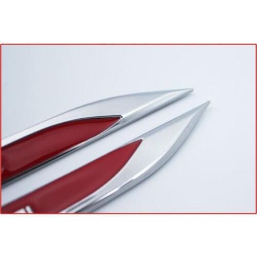 For Nissan Sunny Sentra Teana Altima 2pcs Metal Decal Sticker Cars Car Emblem Badge Fender Side Metal Stickers