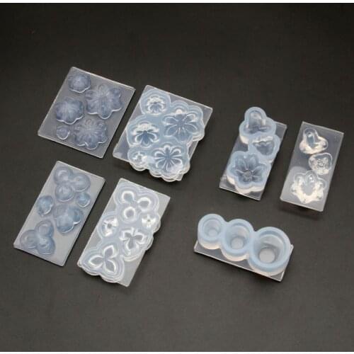 Mini Size Flower Succulent Plants Flowerpot Silicone Resin Mold Art Craft Tools