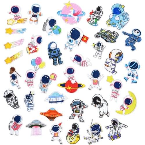 New Fashion Exquisite Embroidery Cartoon Cloth Stickers DIY All-match Manual Patching Clothes Down Patch Hole Adhesive Patch