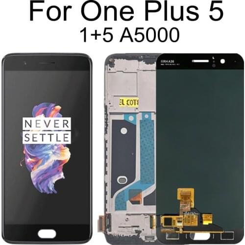 OLED LCD For Oneplus 5 LCD Display Touch Screen With Frame Digitizer Assembly Replacement FOR Oneplus A5000 LCD