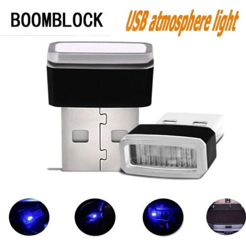 BOOMBLOCK Mini LED Car Light Auto Interior USB For BMW e90 e60 e39 e46 f10 F30 VW Golf 7 Passat b6 Peugeot 206 Audi a3 a4 b8