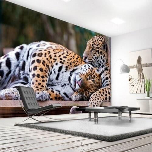 Dropship Fatman Photo Wall Mural Striped Leopard Marble Tile Home Improvement Living Room 3d Mural Wallpaper Papel De Pared