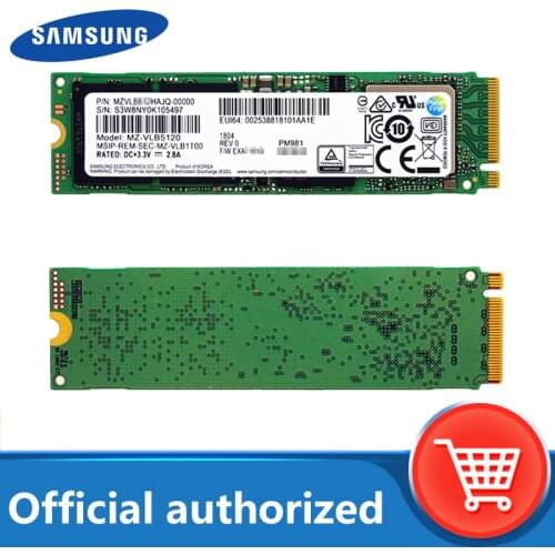 SAMSUNG 1TB SSD M.2 PM981 256GB 512GB półprzewodnikowy dysk twardy M2 SSD NVMe PCIe 3.0x4 NVMe TLC PM do laptopa