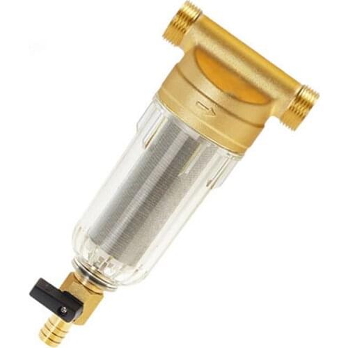 Water Filter System Sediment Watering Filter 3/4 Household Mesh Spins Down