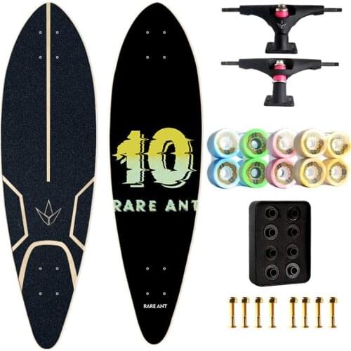 Land Surfing Skateboard , Maple Skateboard 35 Inches Long Skateboard, City Road Carver Land Cruiser ,The Best Choice for Surfers
