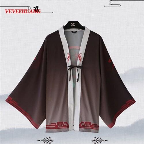VEVEFUANG Anime Grandmaster of Demonic Cultivation Lan Wangji Wei Wuxian Cosplay Costumes Cloak Coat Cape Outfit Mo Dao Zu Shi