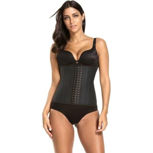 XXS Latex Waist Trainer Smooth Corset belly Slimming Sheath Belt Body Shaper 25 Steel Boned Waist Cincher wholesale dropshipping