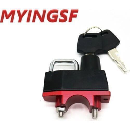 Helmet Lock For HONDA MSX 125 MSX125SF Grom CMX 250 Rebel XR650L XR650R XR600R XR400R Motorcycle Accessories Handlebar Bar Clam