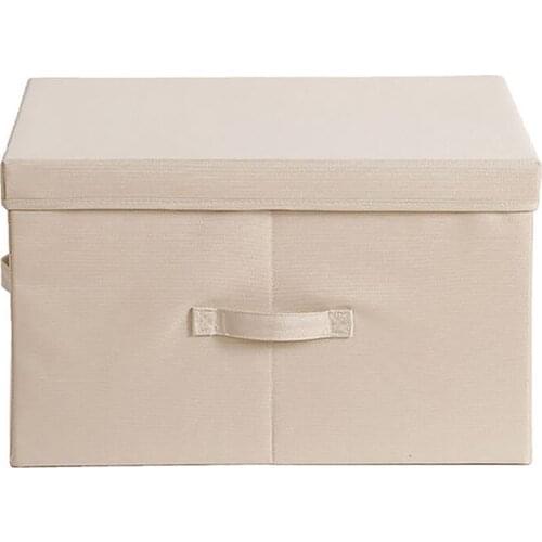 1Pcs Dust-Proof Storage Box Folding CD Storage Box Foldable Bins Toys Organizer with Lid Storage Basket