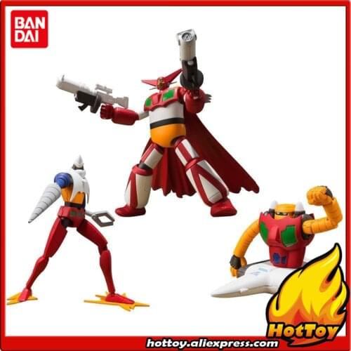 100% Original BANDAI SUPER MINIPLA Assembly Action Figure - Vol.1 GETTER 1 2 3 (3 pieces) from "True (Change !!) Getter Robot"