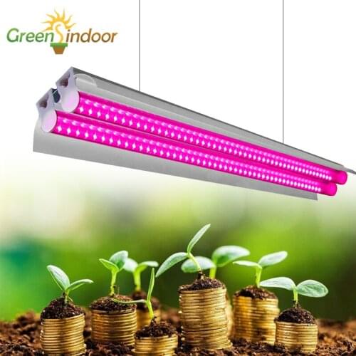 100W LED Grow Light Strips 50CM Phytolamp For Plants Phyto Lamp For Seedlings Home Double Tube Growing Lights Indoor Hydroponics