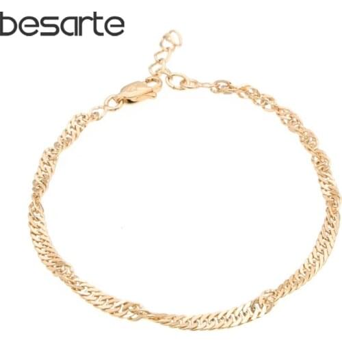 17CM Baby Bracelets Gold Kids Bracelet Bebe Boy Jewelry Christening Pulsera Bebe Bracelete Bracciali Nina Armband Braclet B0848