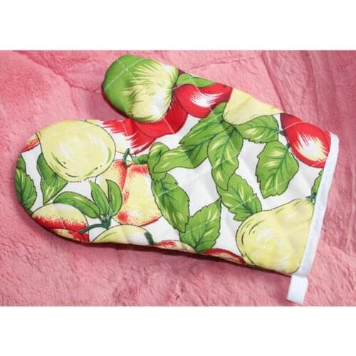 2pcs Heat Proof Oven Mitts Glove Resistant Microwave Cooking Gloves Kitchen Potholder Hot Surface Handler Thick Oven Gloves New