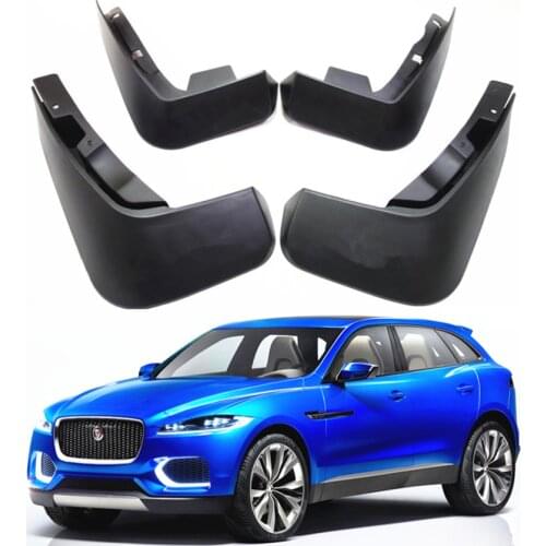 4PCS Car Mudflaps Front Rear Mudguards For 2015 2016 2017 2018 2019 JAGUAR F-PACE Splash Guards Car fender Flares
