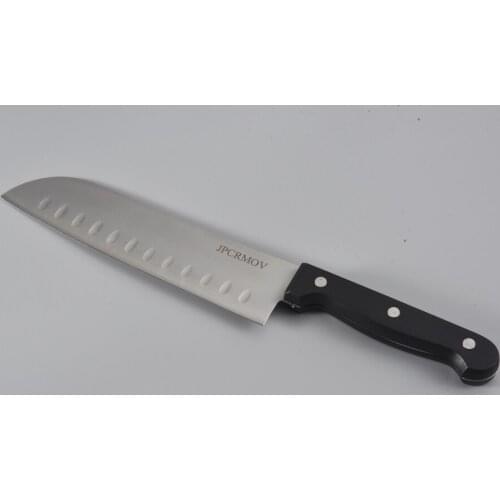 JPCRMOV 7 "inch Chef Knives 3CR13 Steel Santoku kitchen Knives