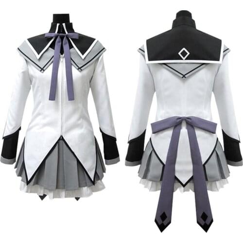 Puella Magi Madoka Magica Akemi Homura Cosplay Costume Custom Made Any Size