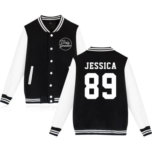Kpop SNSD Girls Generation Six Album baseball Jacket women/men winter fashion sweatshirt 4XL college Jackets plus size hoodies