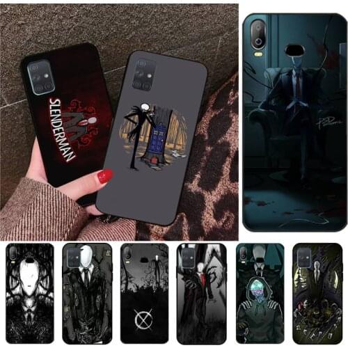 Slenderman Custom Photo Soft Phone Case For Samsung Galaxy A01 A11 A31 A81 A10 A20 A30 A40 A50 A70 A80 A71 A91 A51
