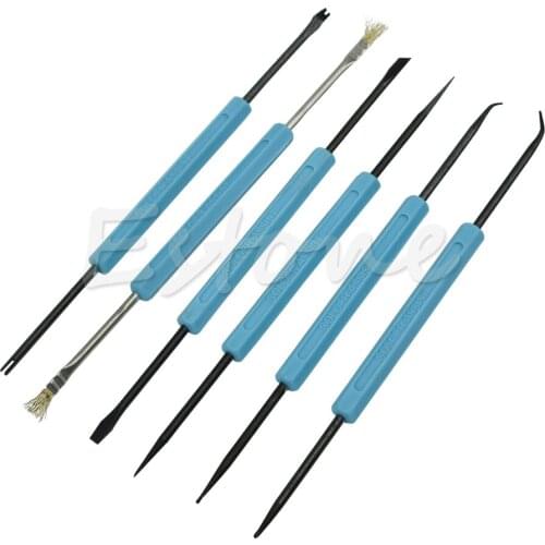New 6Pcs Welding Solder Soldering Station Iron Tool Electronic Heat Assist Set