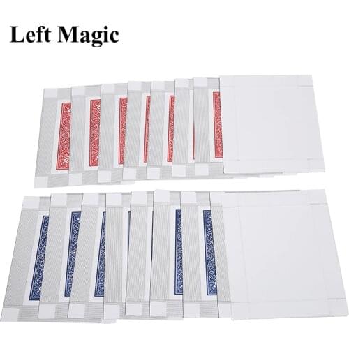 Disposable Deck Magic Tricks Close Up Magic For Magician Card Magica Illusion Gimmick Props Comedy Easy To Do Disappearing Shows