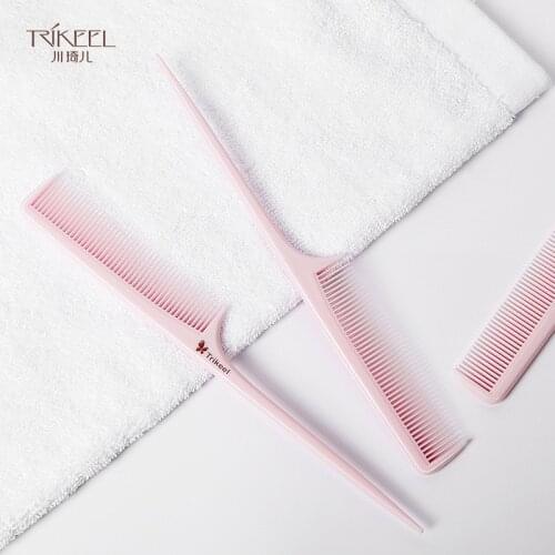 Plastic pointy-tail comb hairdressing section styling comb highlights comb hair comb long hair pointed small comb