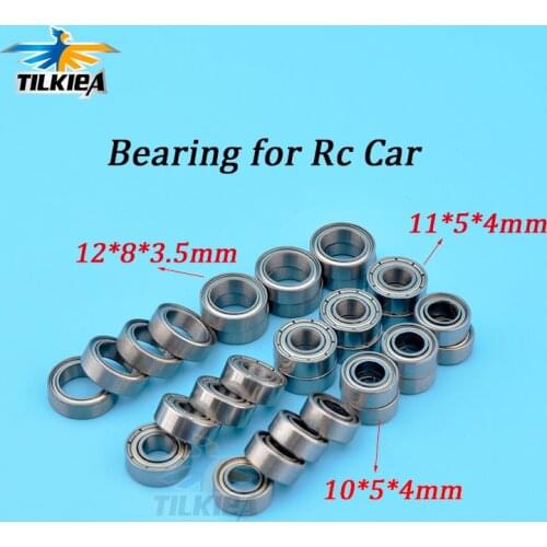 10PCS 3 Size Availabe 11x5x4MM 12x8x3.5MM 10x5x4MM bearing for rc car Tamiya