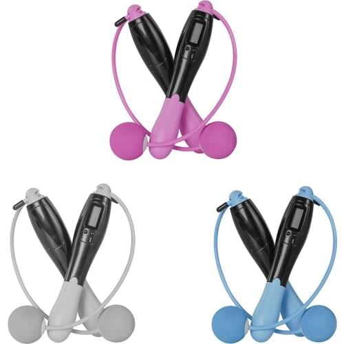 Hot Cordless Jump Ropes Smart Electronic Digital wireless Skip Rope Calorie Consumption Fitness Body Building Jumping Rope